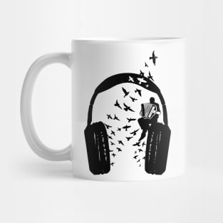 Headphone Accordion Mug